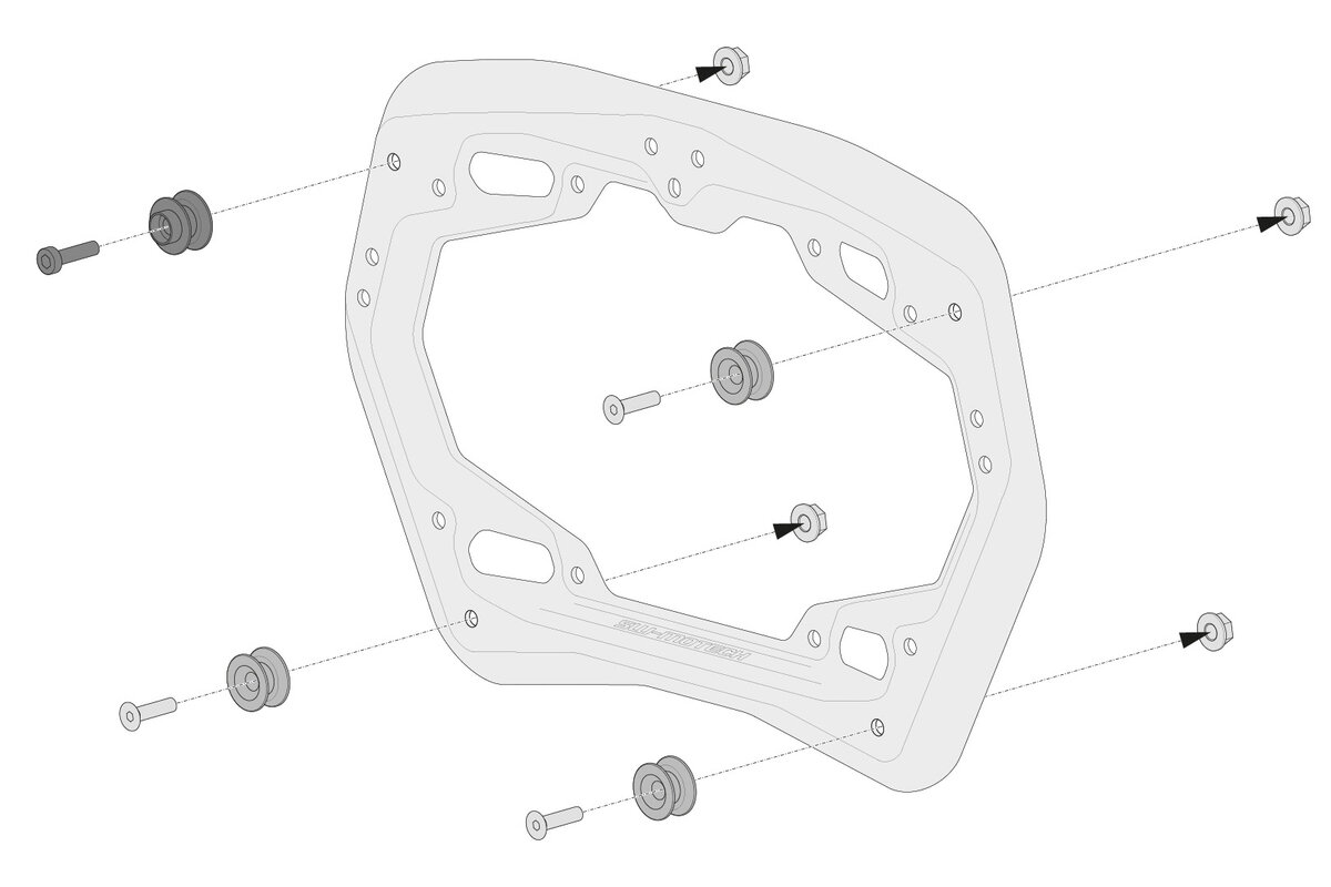 SW-Motech SysBag WP L/L-tassensysteem voor Honda XL 750 Transalp (23-) SW-Motech
