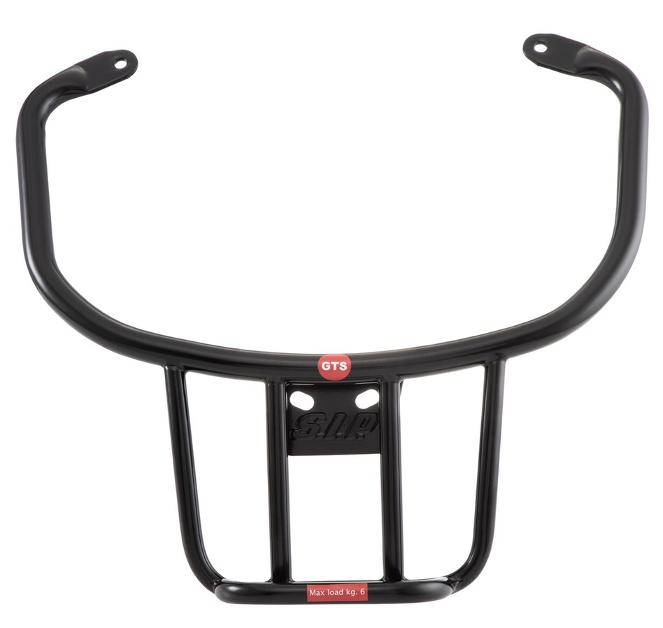 Bagagerek / duohandgreep achter 70s voor Vespa GTS/GTV/GT 125-300cc 4T LC, mat zwart