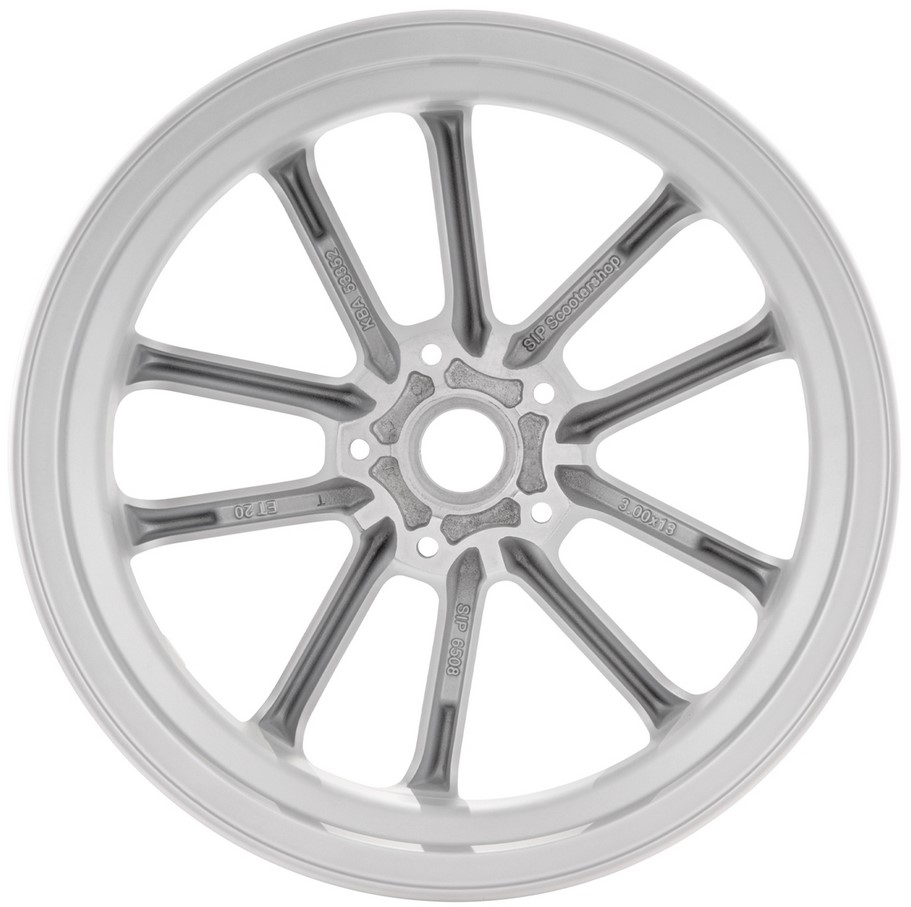 Velg voor/achter 13" voor Vespa GTS/GTS Super/GTV/GT 60/GT/GT L 125-300ccm, zilver