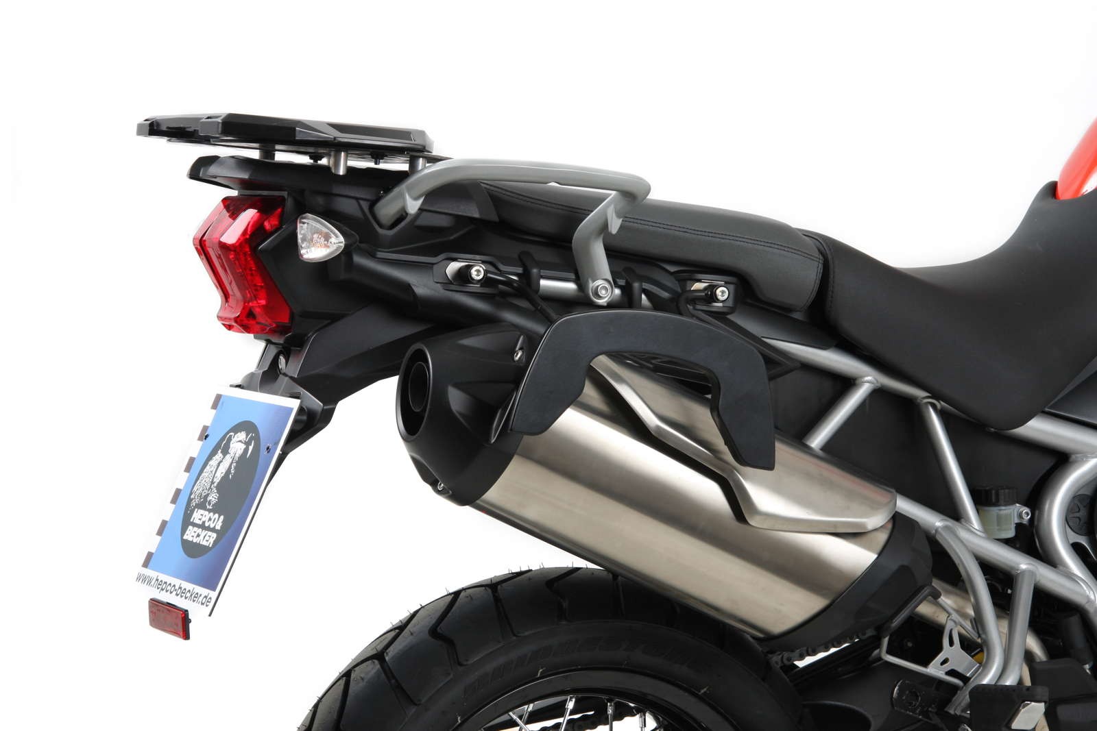 C-Bow zijdrager zwart voor Triumph Tiger 800/XC (2010-2014)