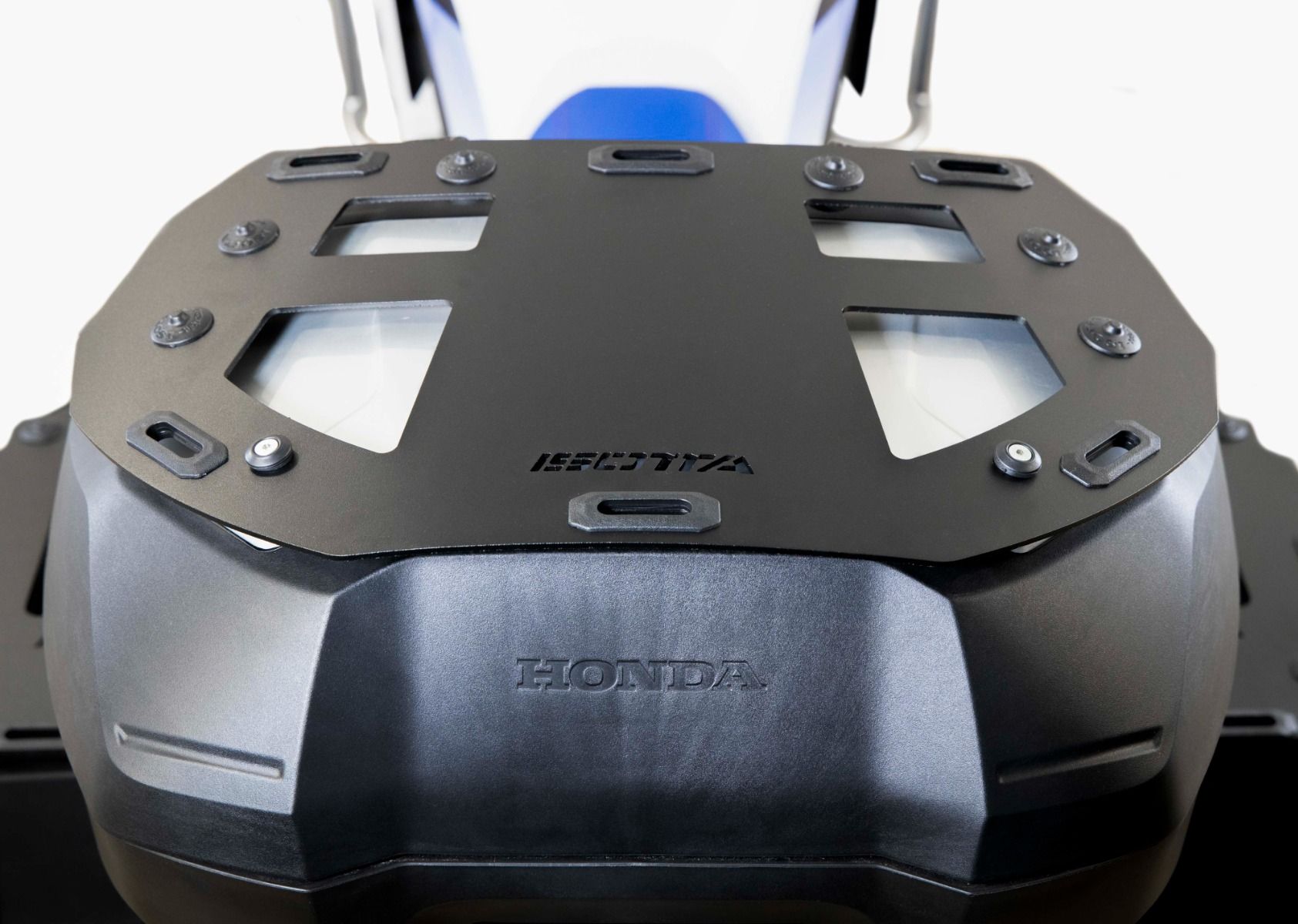 Bagagerek voor topkoffer Honda XL 750 Transalp /NT 1100 /ADV 750 /NC 750 X, aluminium, zwart