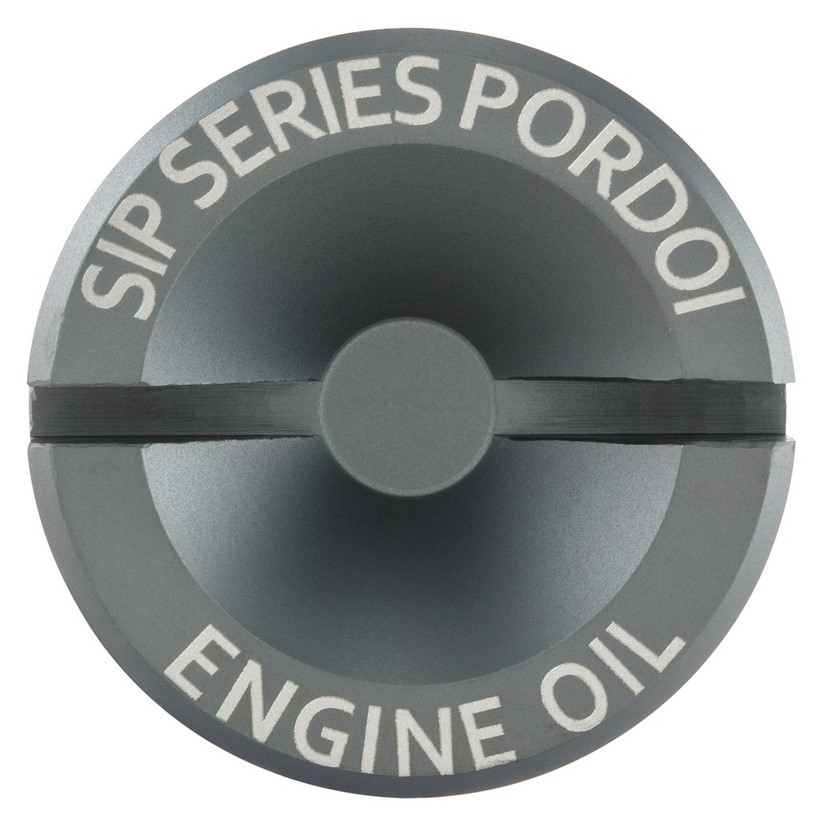 Olievulplug motorolie voor Vespa GTS/GTS Super/GTV 300cc HPE, mat grijs