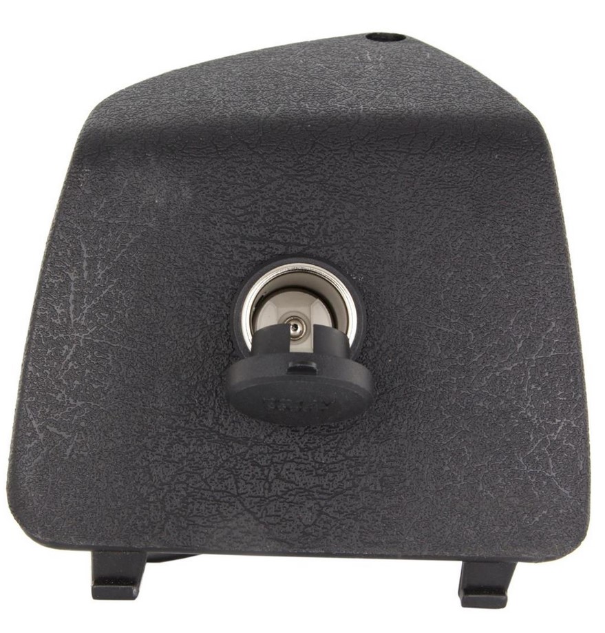 Bagageruimteafdekking links met 12V sigarettenaansteker voor Vespa GTS/GTS Super/GTV/GT, zwart