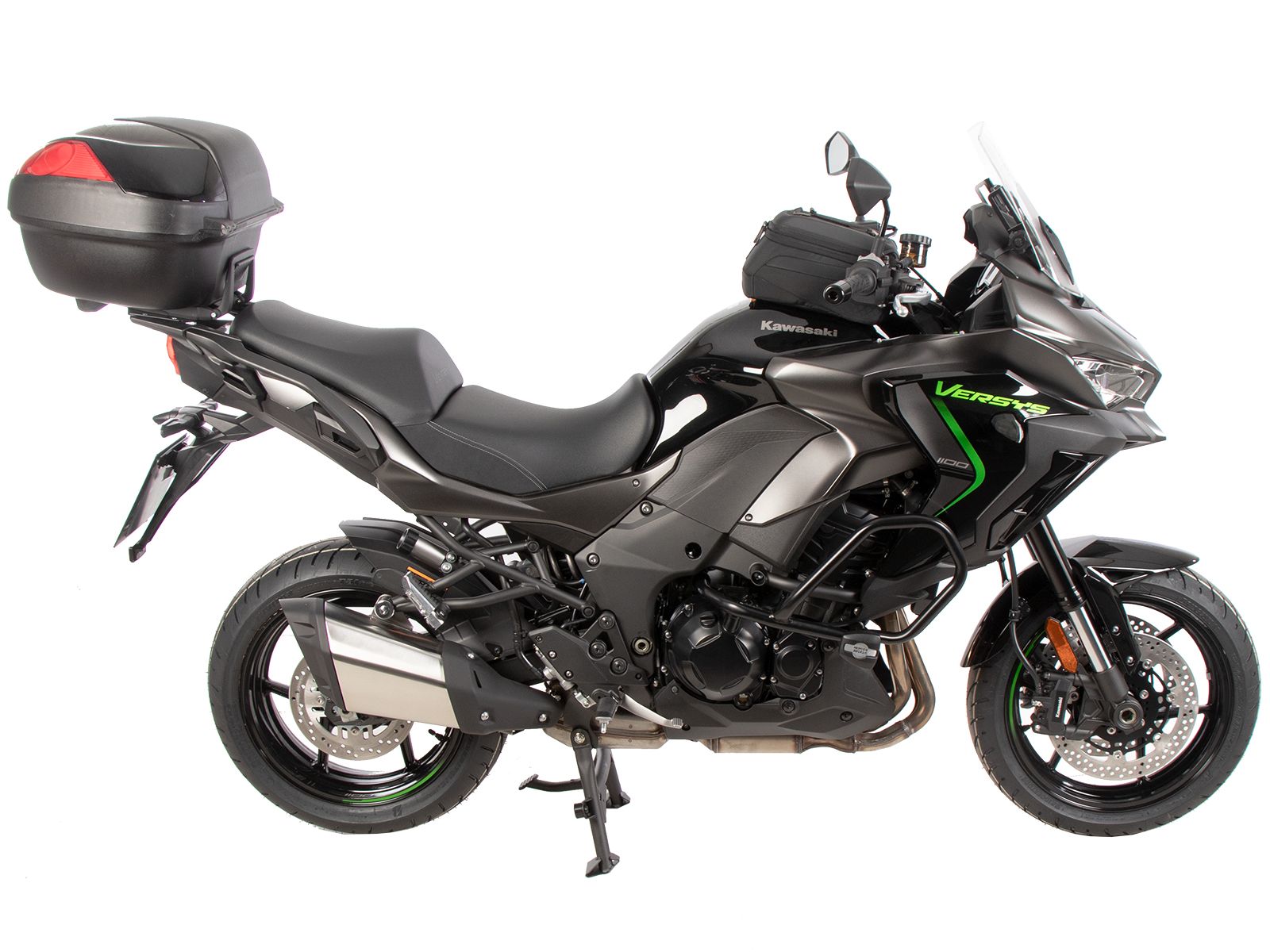 Aluminium topkoffer zwart voor Kawasaki Versys 1100 /SE (25-) Hepco & Becker