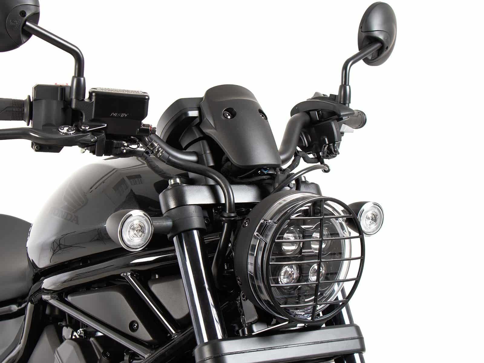 Lampbeschermer zwart voor Honda CMX 1100 Rebel /DCT (25-) Hepco & Becker