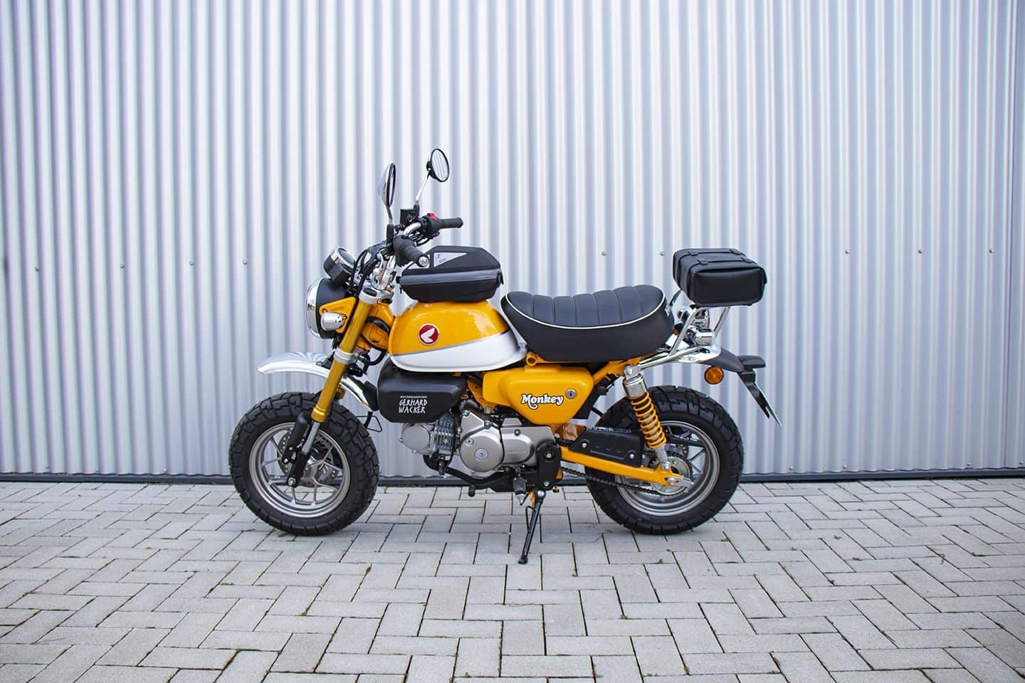 Chroom buisvormig bagagerek voor Honda Monkey 125 (19-) Hepco & Becker