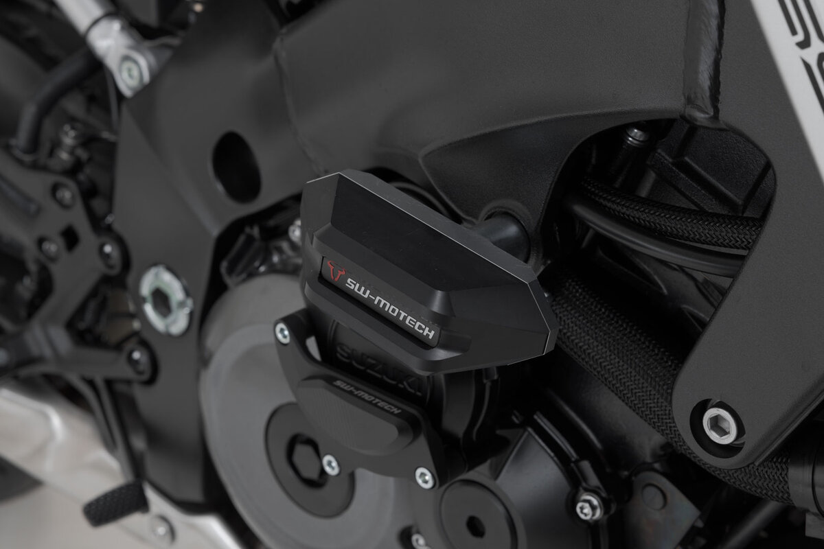 SW-Motech Crash pad kit zwart voor Suzuki GSX-S 950 / GSX-S 1000 /GT - SW Motech