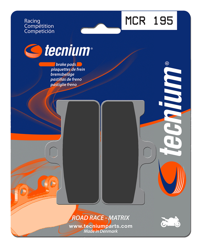 Tecnium Racing gesinterd metalen koolstof remblokken - MCR195