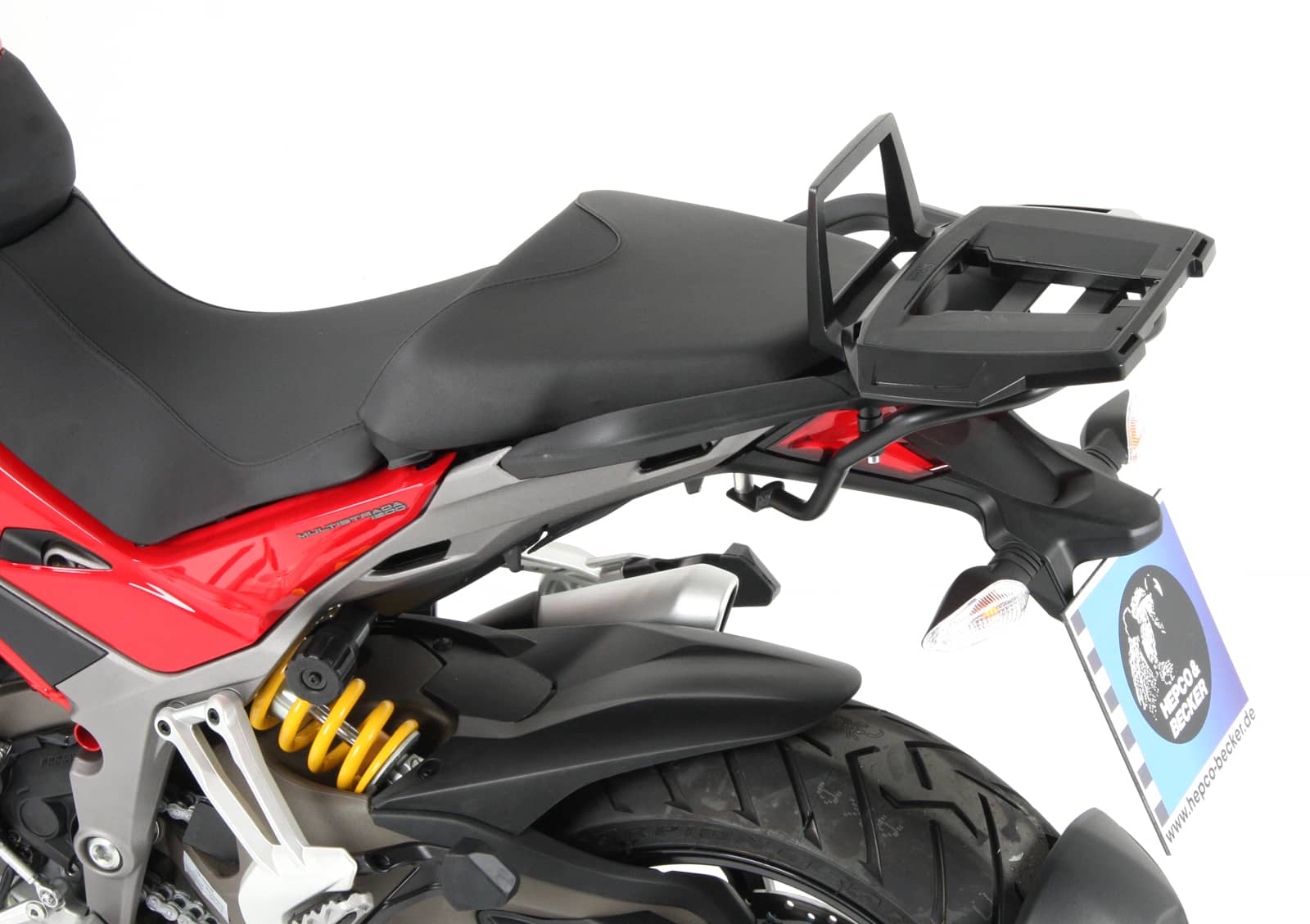 Aluminium topkofferdrager voor Ducati Multistrada 1200 /S (15-17) Hepco & Becker