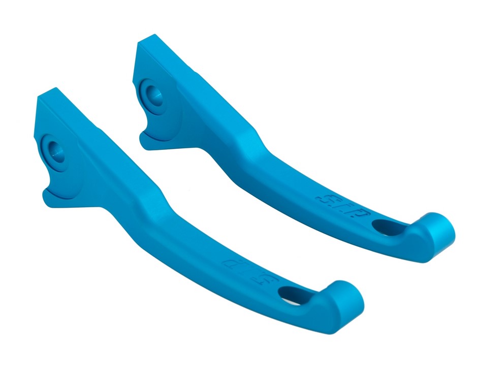 Sport remhendelset Shorty voor Vespa, rechts en links, blauw mat