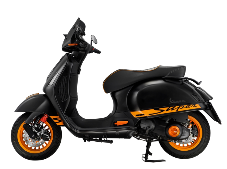 Hoes voor Vespa Primavera/Sprint 125-150cc d.w.z. 3V 4T AC, mat oranje