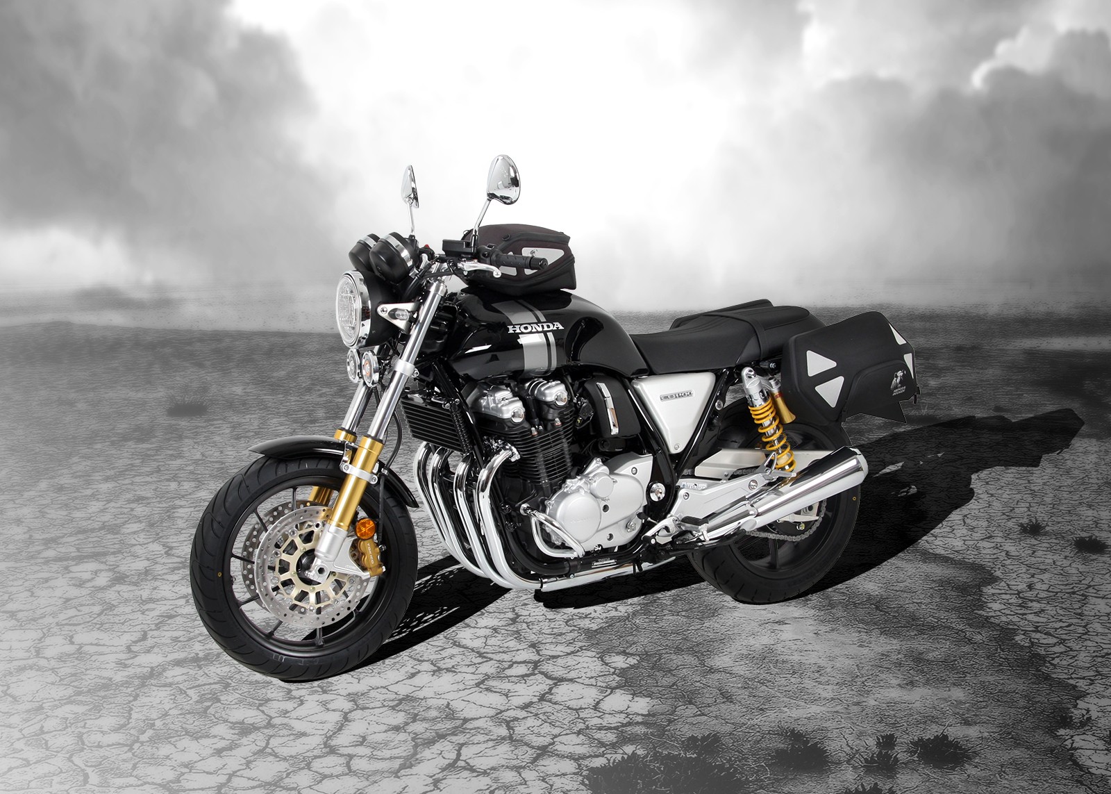 C-Bow zijdrager chroom voor Honda CB 1100 RS (17-20) Hepco & Becker