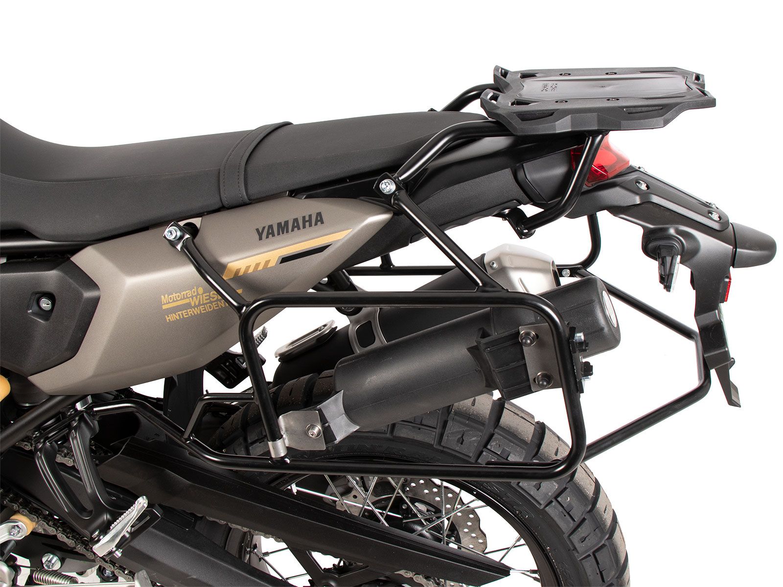 Zijkofferdrager vast zwart voor Yamaha Ténéré 700 (25-) Hepco & Becker