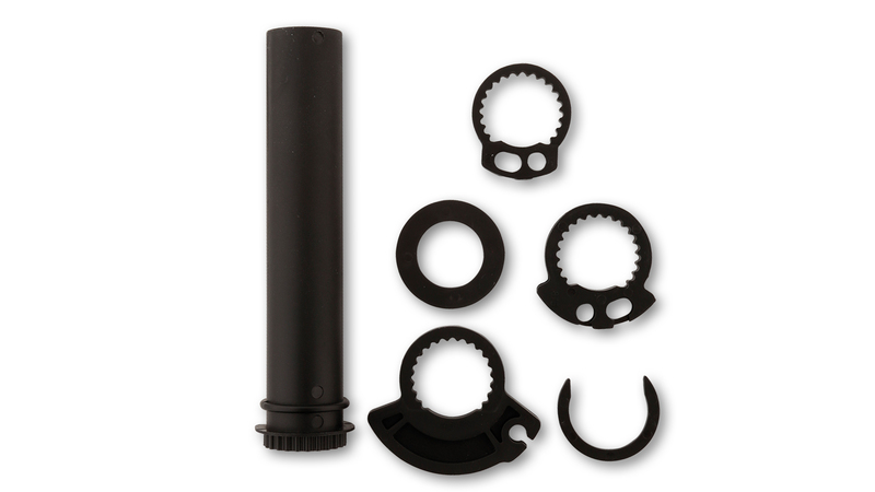HIGHSIDER smart gashuls zwart Voor 7/8 inch stuur (1pc)