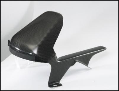Achterwielhoes, carbon voor Suzuki GSX-R750 BJ. 2004-2005/ GSX-R600 BJ. 2004-2005