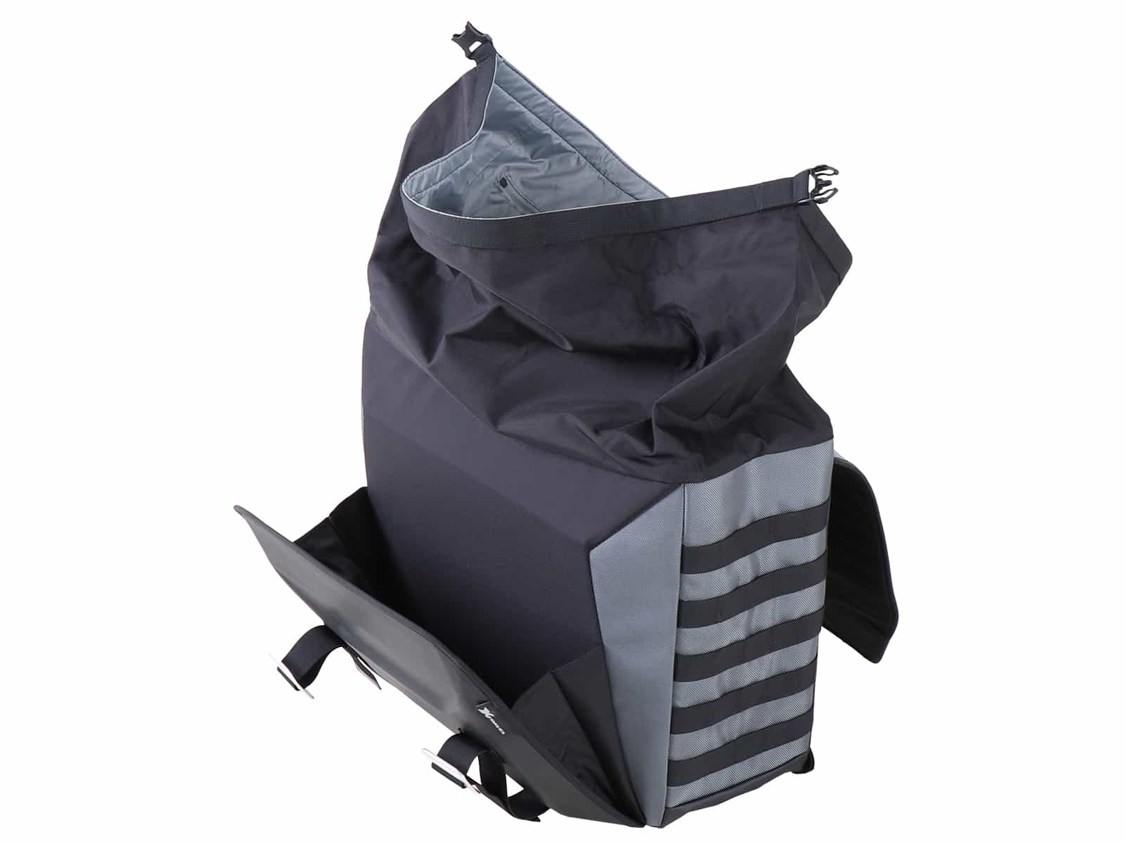 Xtravel Basic zijkofferset incl. 2x universele adapterplaat voor buisvormige zijkofferdrager
