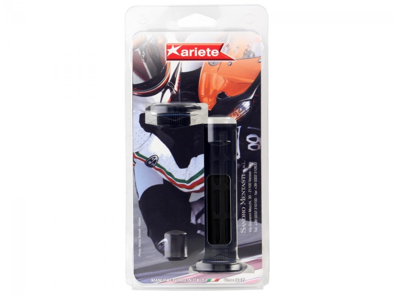 ariete rubberen handgreepset open, lengte: 125 mm, zwart, Superzacht