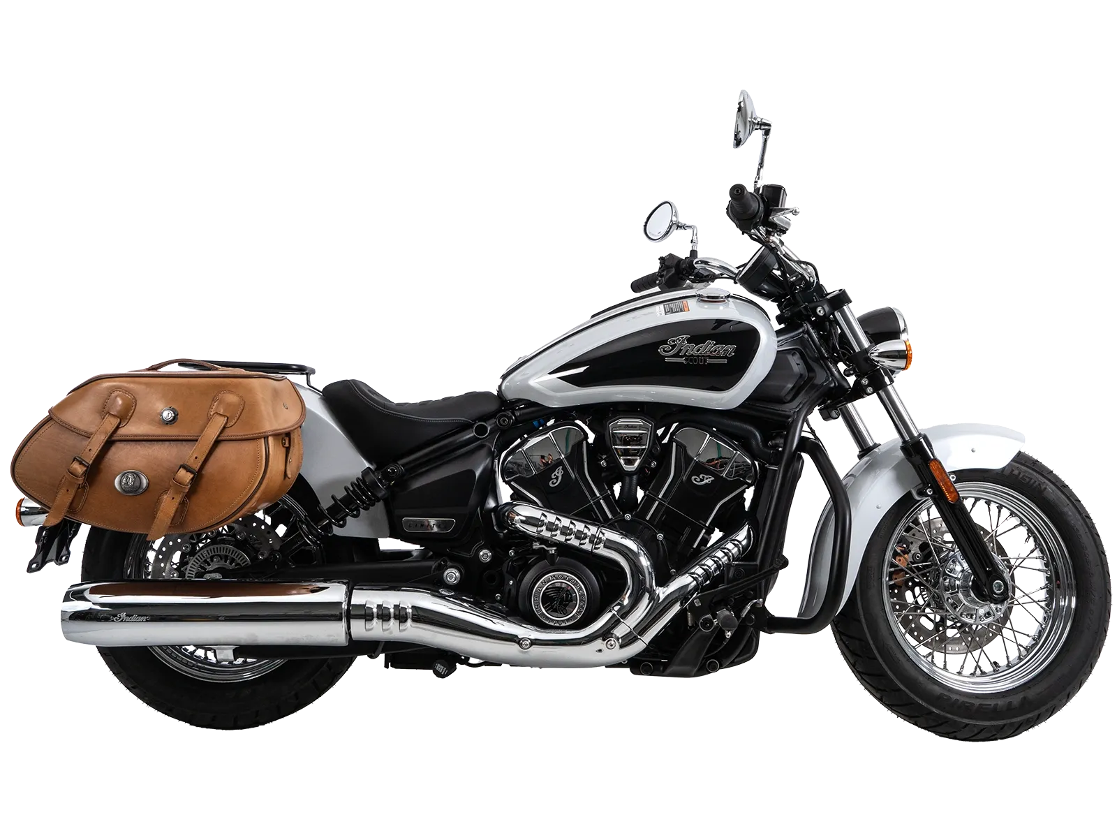 C-Bow zijdrager chroom voor Indian Scout Classic 1250 (25-) Hepco & Becker