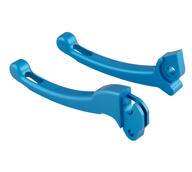Sport hendelset koppeling/rem voor Vespa PX 125-200ccm, HBZ Grimeca, rechts/links, blauw mat