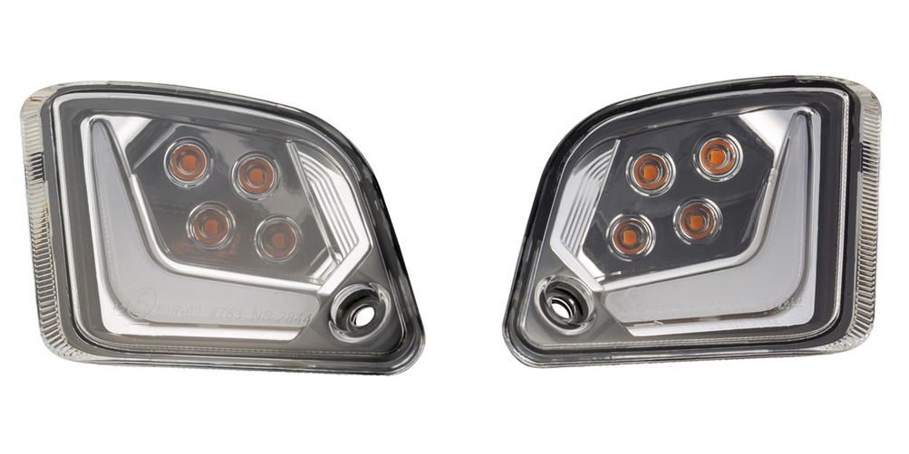 Richtingaanwijzerset achter links/rechts voor Vespa GTS/GTS Super/GTV/GT 60/GT/GT L ('03-'13), helder