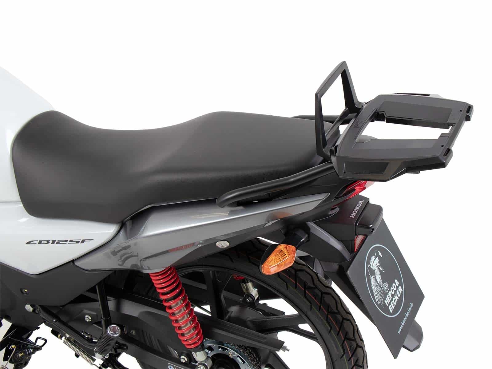 Alurack topkoffer zwart voor Honda CB 125 F (25-) (modeljaar 2026) Hepco & Becker