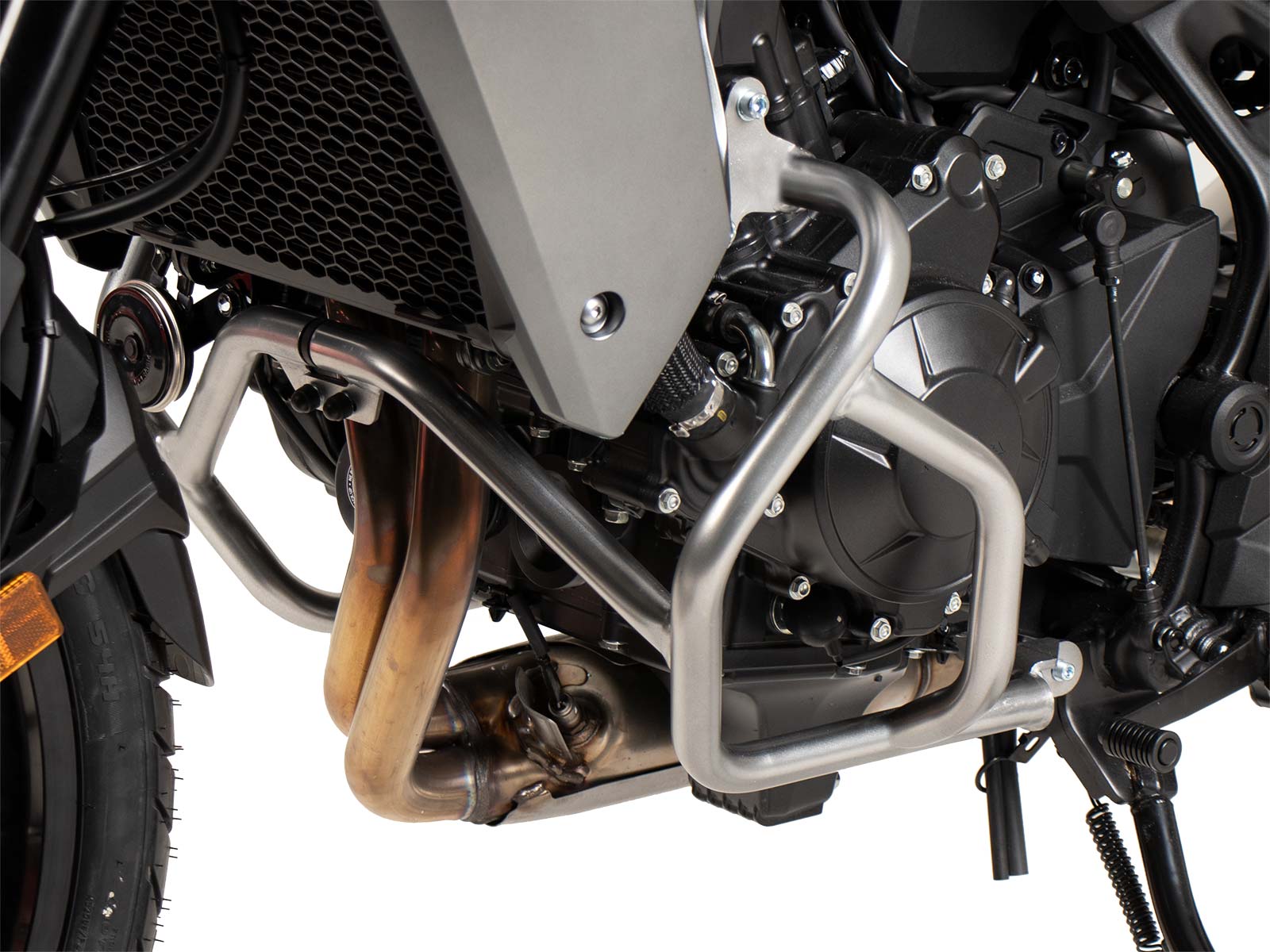 Zilveren motorbeschermbeugel voor Honda XL 750 Transalp (25- ) Hepco & Becker