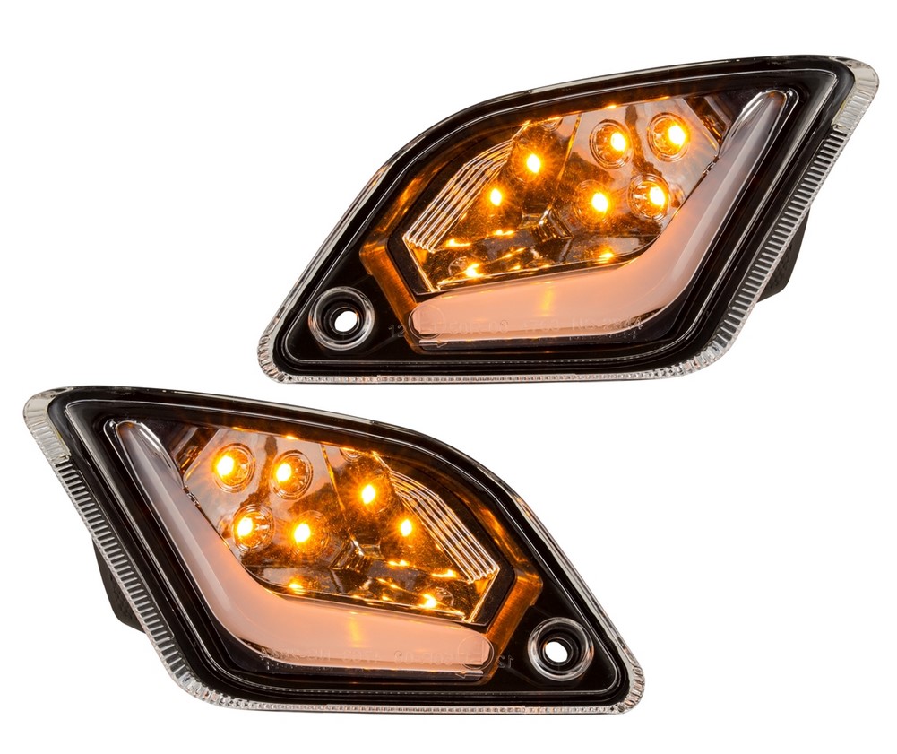 Richtingaanwijzerset achter links/rechts voor Vespa GTS/GTS Super/GTV/GT 60/GT/GT L ('03-'13), helder
