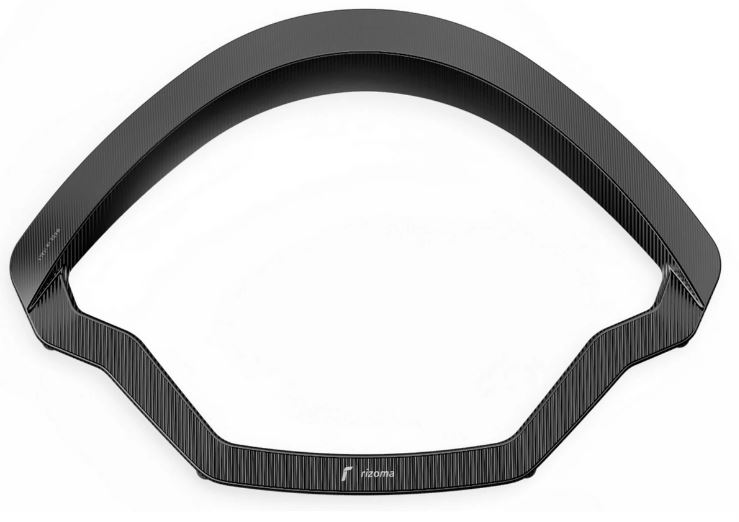 Decoratieve ring RIZOMA snelheidsmeter voor Vespa GTS/GTS Super 125-300cc (`23-), zwart