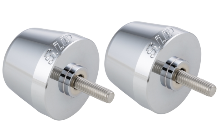 Stuurbalans gewichten links/rechts voor Vespa Primavera/Sprint/ET/LX/LXV/S, chroom