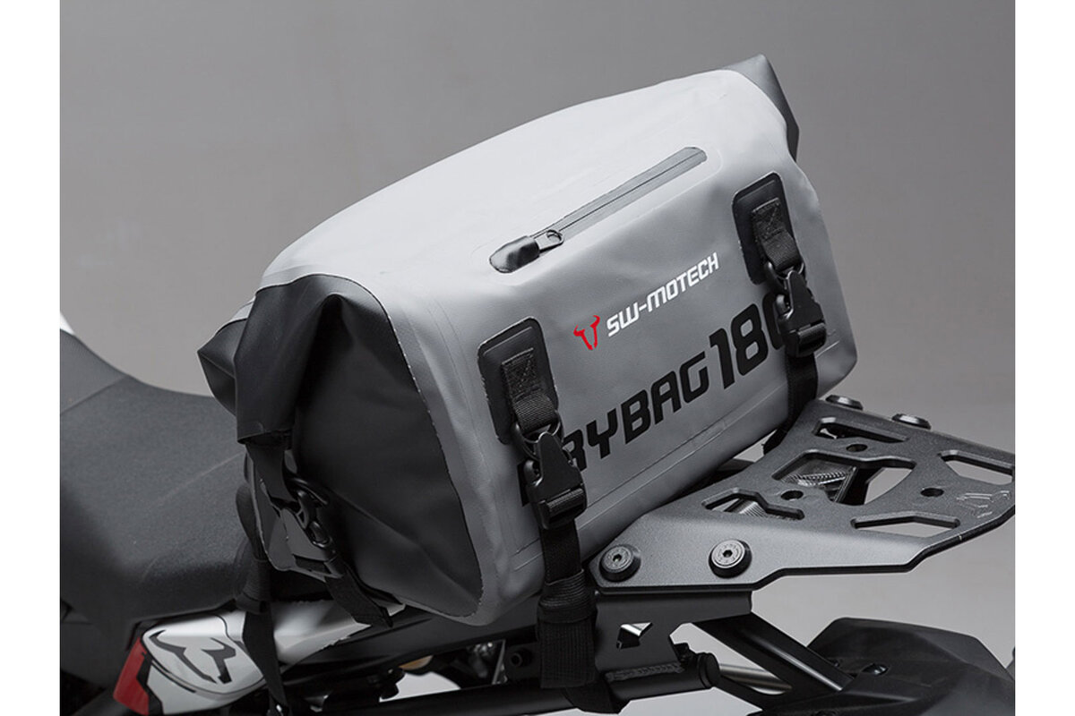 Drybag 180 achtertas voor Aprilia RSV 1000 R /Tuono, grijs / zwart - SW Motech