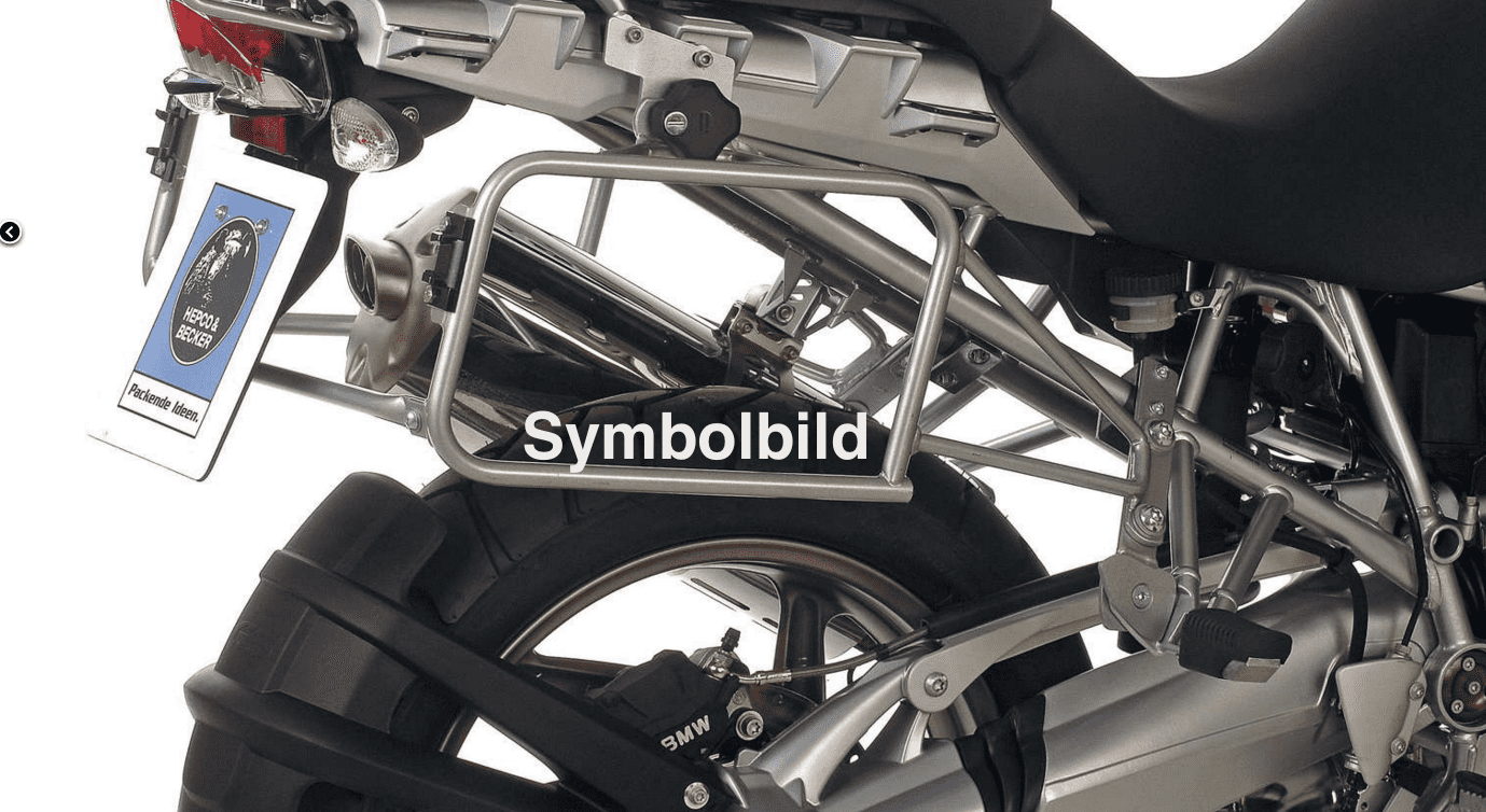 Zijkofferhouder Lock-it zwart voor BMW R 1200 GS (04-07) Hepco & Becker