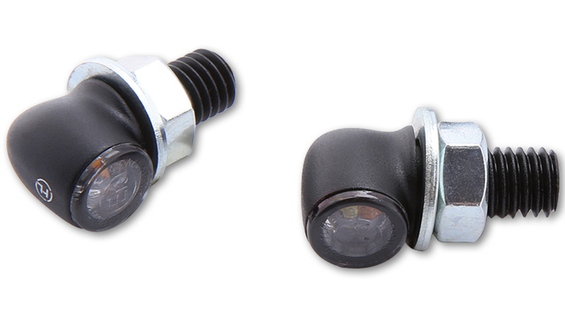 HIGHSIDER pro Proton Twee LED richtingaanwijzer/positielicht zwart/getint 2in1, E-keurmerk (paar)