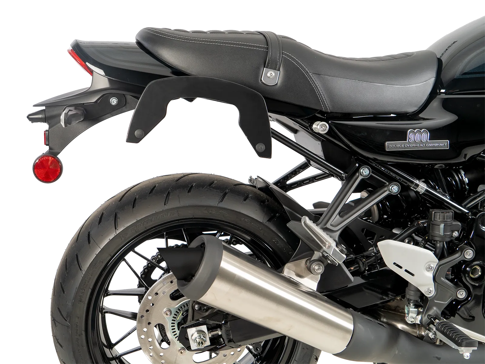 Hittebescherming uitlaatdeksel zwart voor Kawasaki Z 900 RS /Black Ball Edition (26-) Hepco & Becker