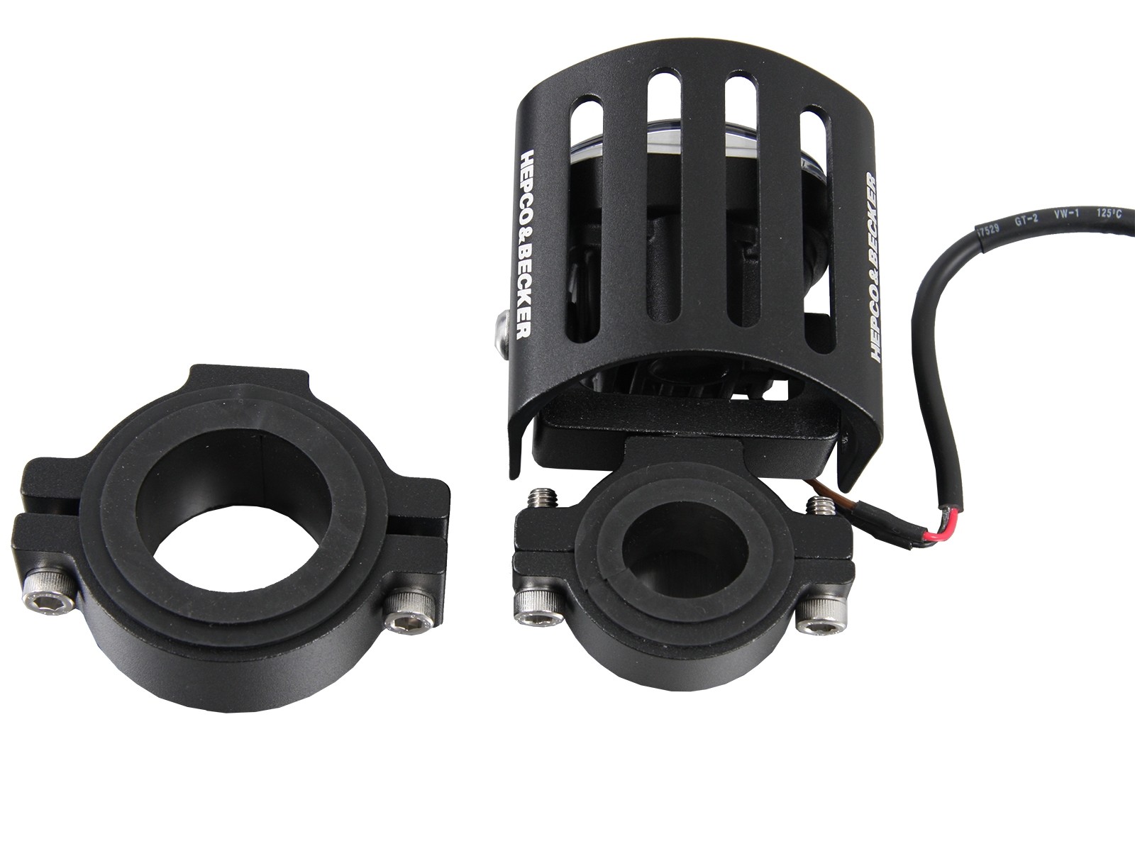 LED-hulpkoplampen (set) incl. universele bevestigingsset voor BMW F 850 GS (Bj.18-) Origineel Hepco