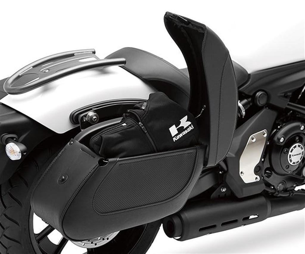 Zadeltassen Leder Set voor Vulcan S (Bj.15-19) Origineel Kawasaki