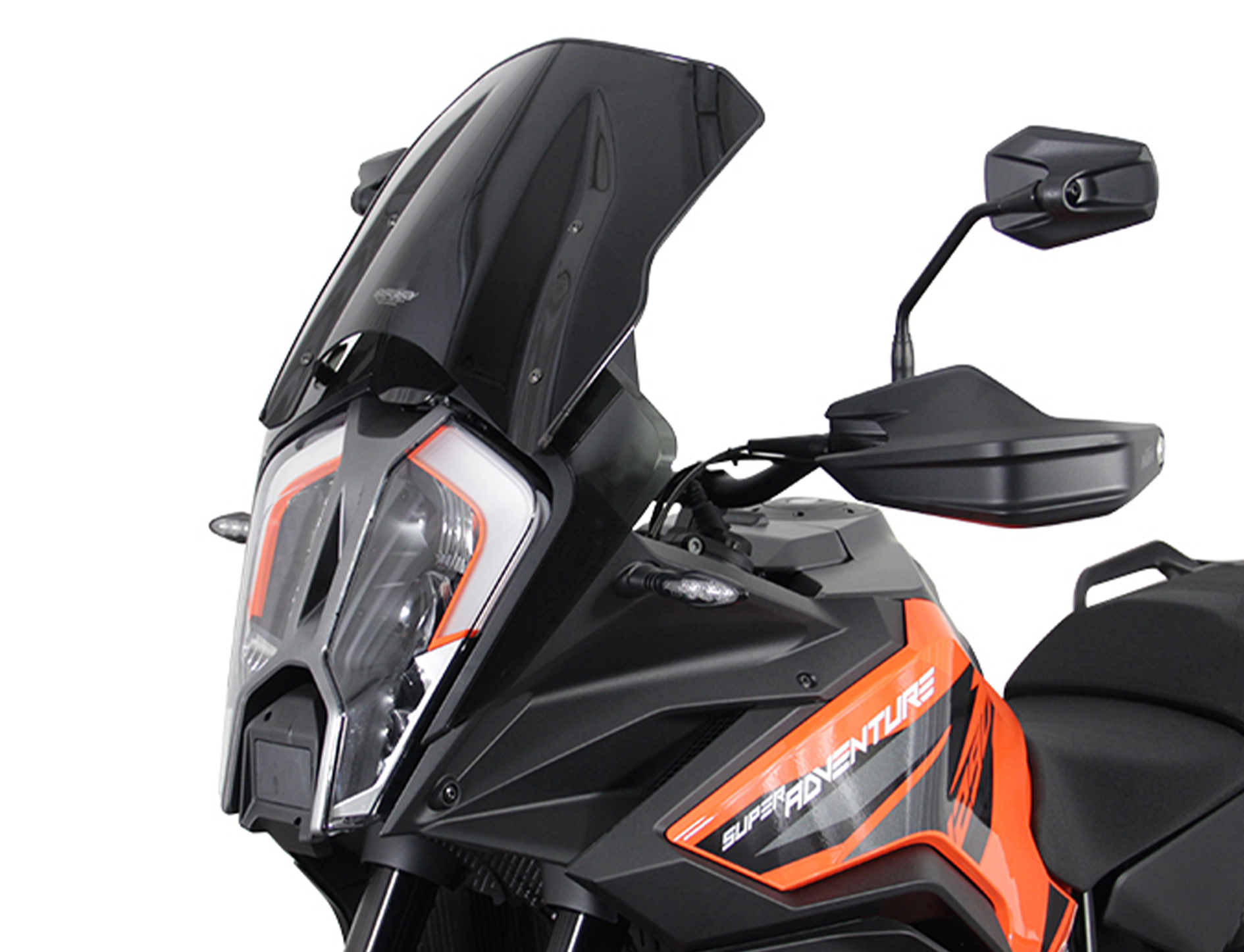 MRA touring scherm "TM" zwart voor KTM Superadventure 1290 /S /R 2021-
