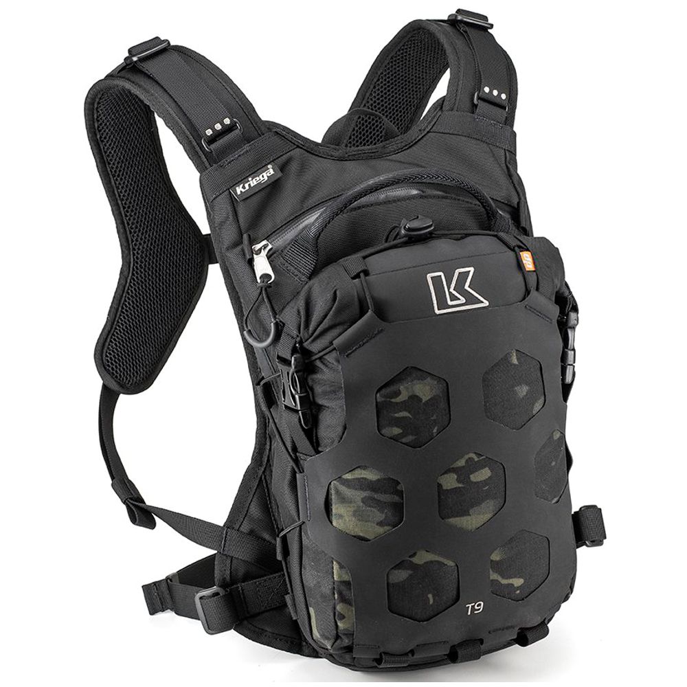 Kriega Trail 9 Rugzak Multicam Black