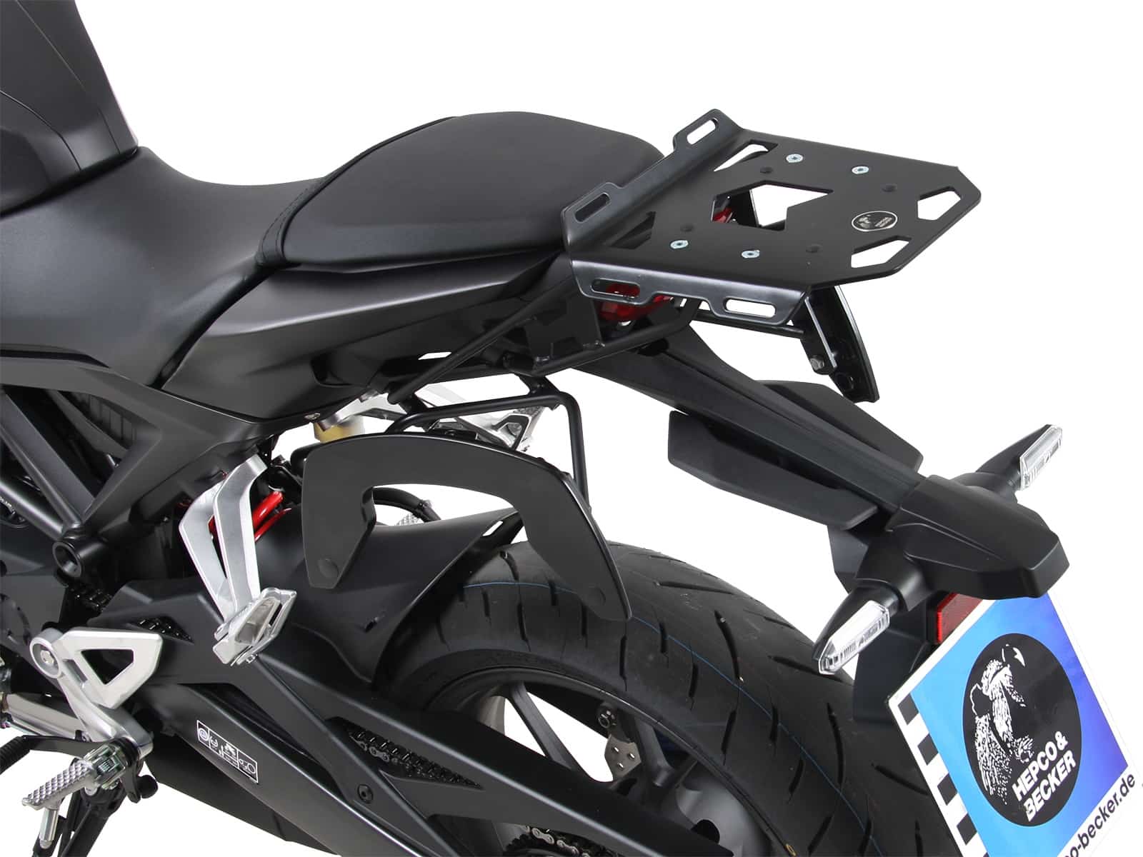 C-Bow zijdrager zwart voor Honda CB 125 R (18-24) Hepco & Becker