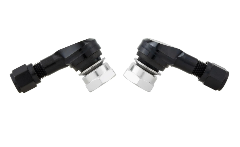 Ventielkern ZELIONI voor tubeless band/velg 80°, glanzend zwart