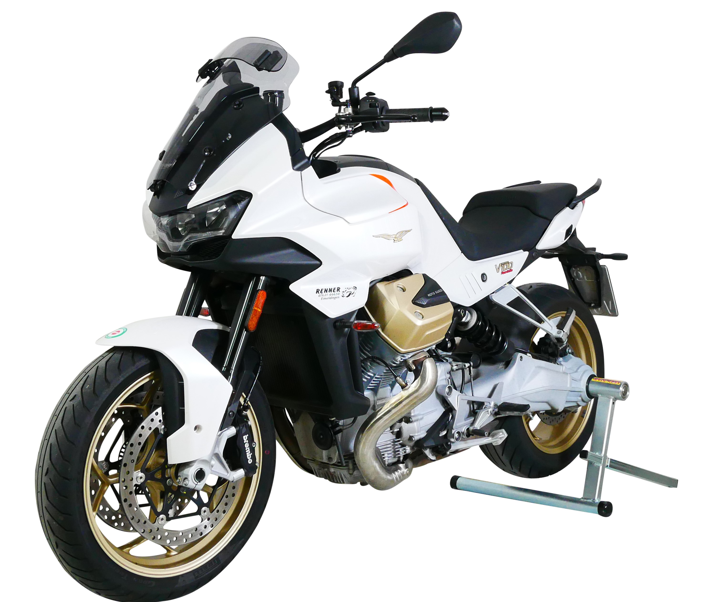 Windscherm Touring Vario MRA  "VTM" voor Moto Guzzi V100 Mandello
