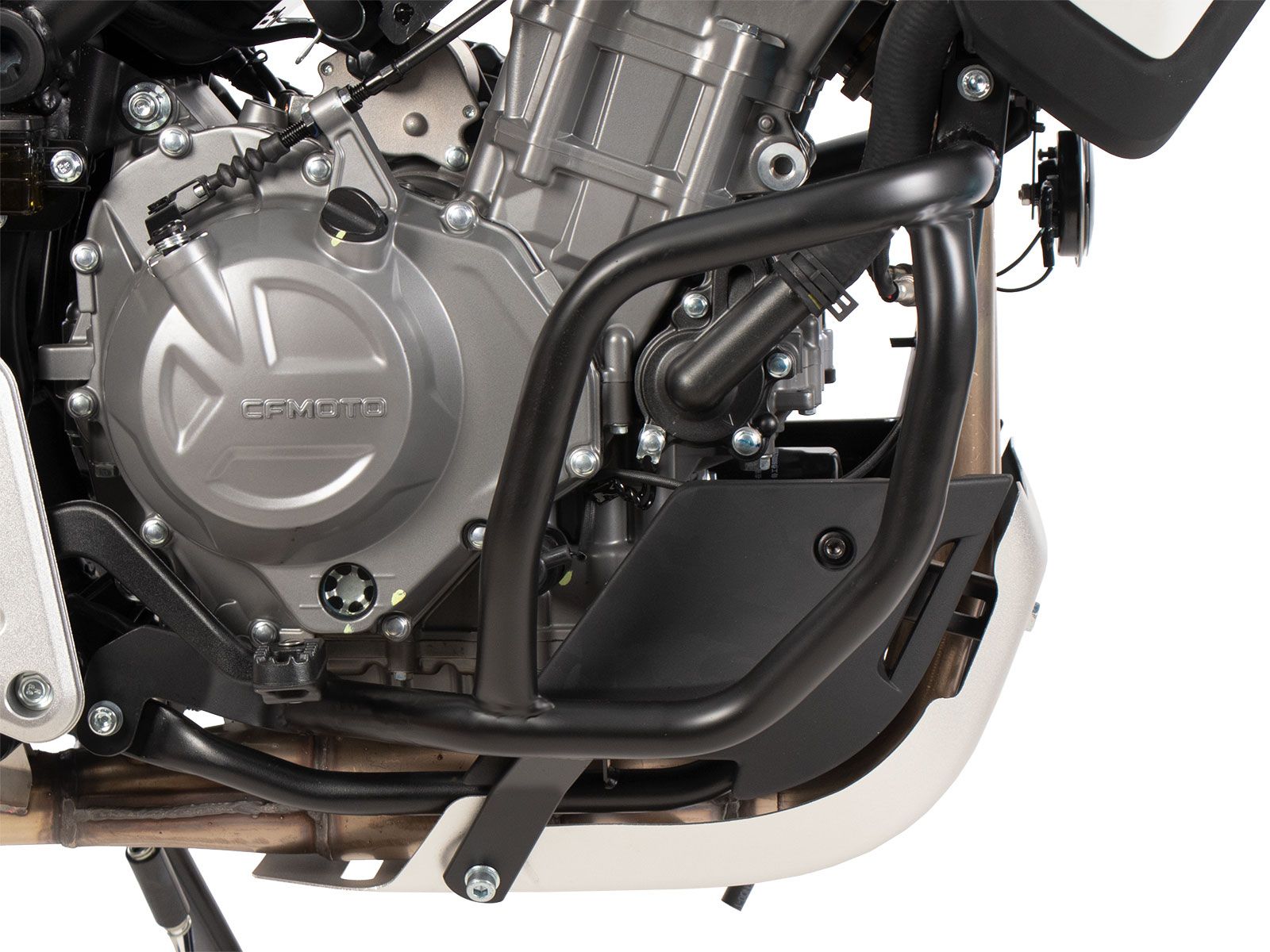 Motorbeschermer zwart voor CFMoto 450 MT (24-) Hepco & Becker