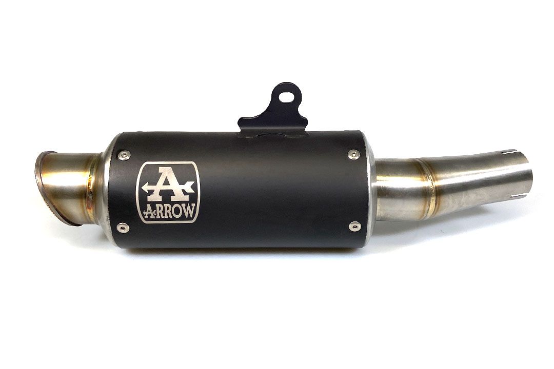 ARROW Uitlaat DARK GP2 voor Kawasaki Ninja 400 (18-)