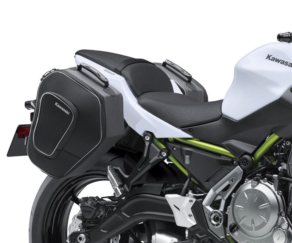 Zijtassen 2 x 14 liter voor Kawasaki Ninja 650 / Z 650/S Origineel