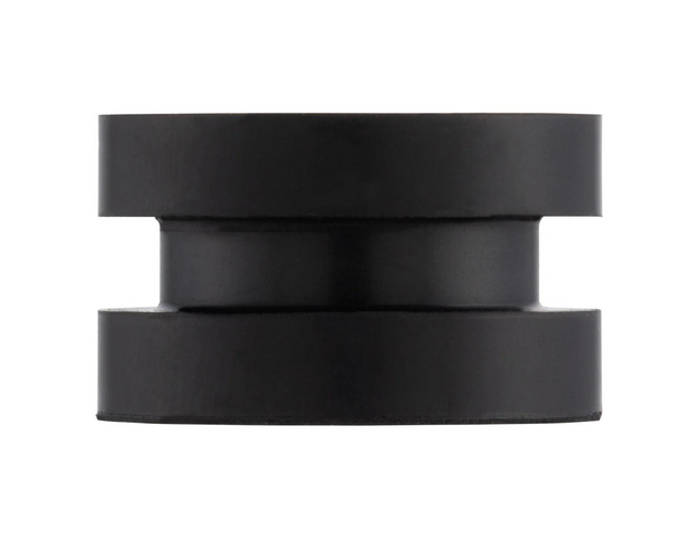Rubber montagescherm voor Vespa, zwart