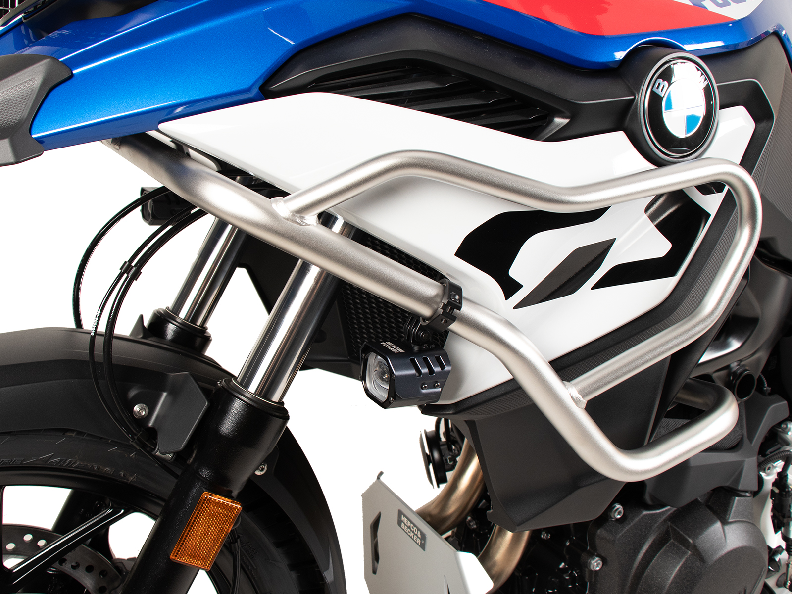 Roestvrijstalen tankbeschermer voor BMW F 800 GS (24-) Hepco & Becker