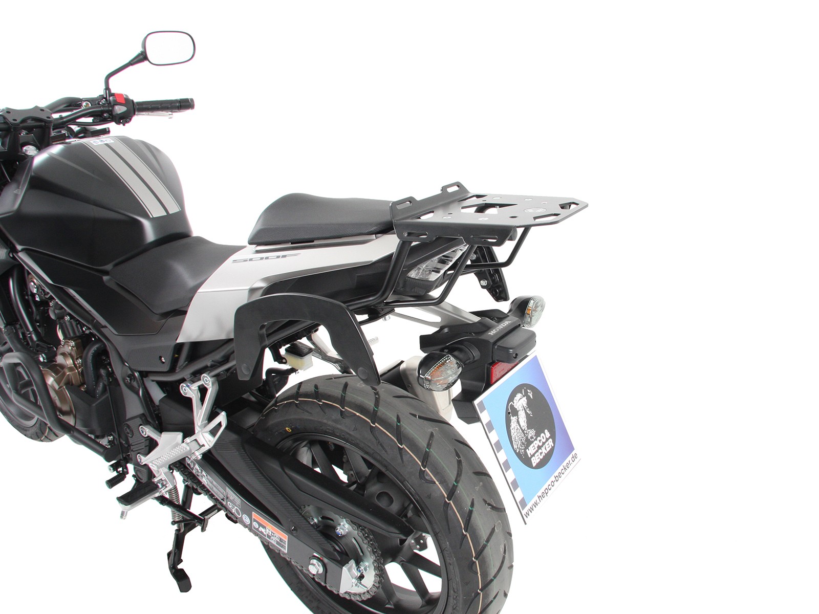 C-Bow zijdrager antraciet voor Honda CB 500 F (16-18) Hepco & Becker