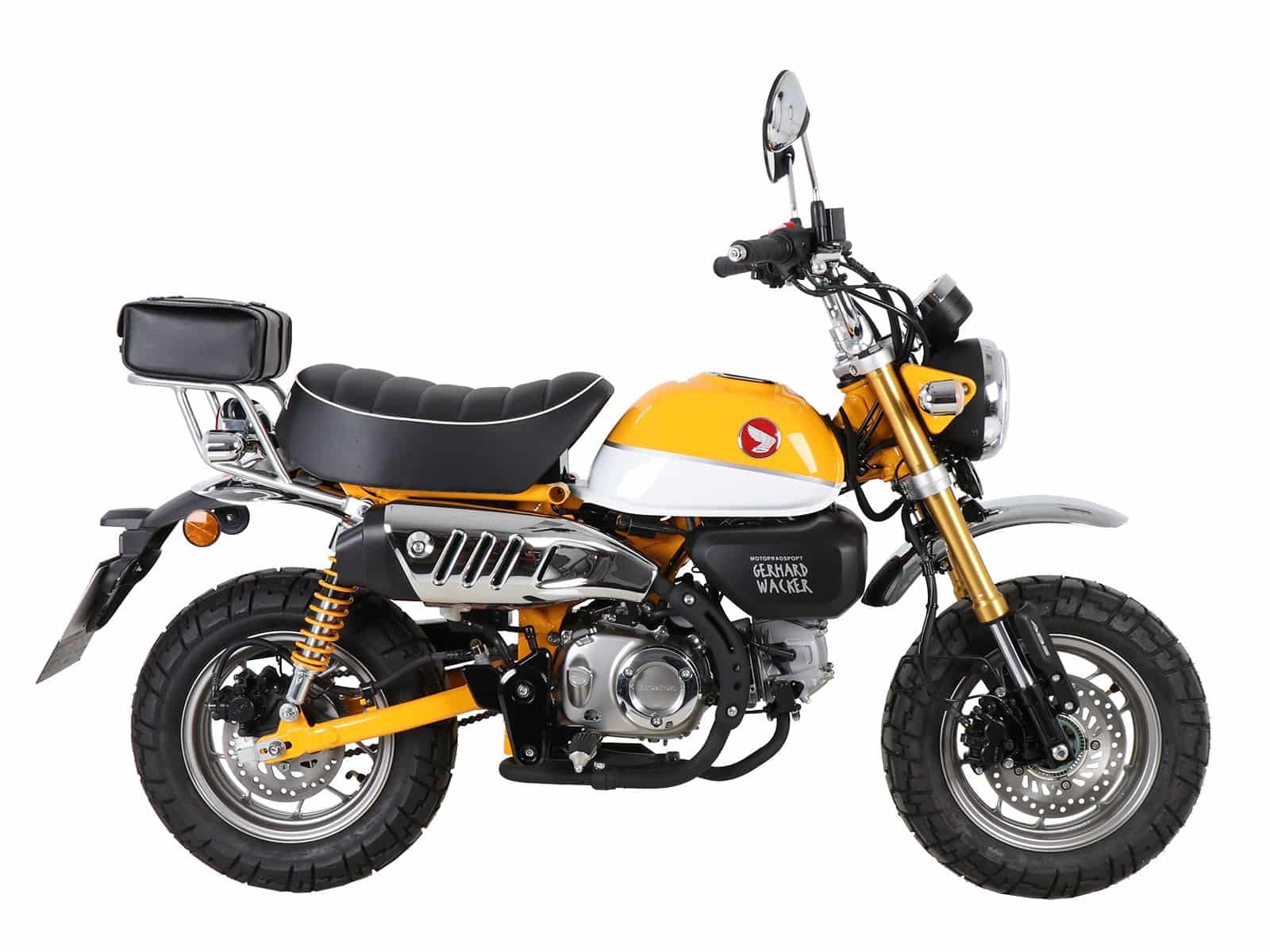 Chroom buisvormig bagagerek voor Honda Monkey 125 (19-) Hepco & Becker