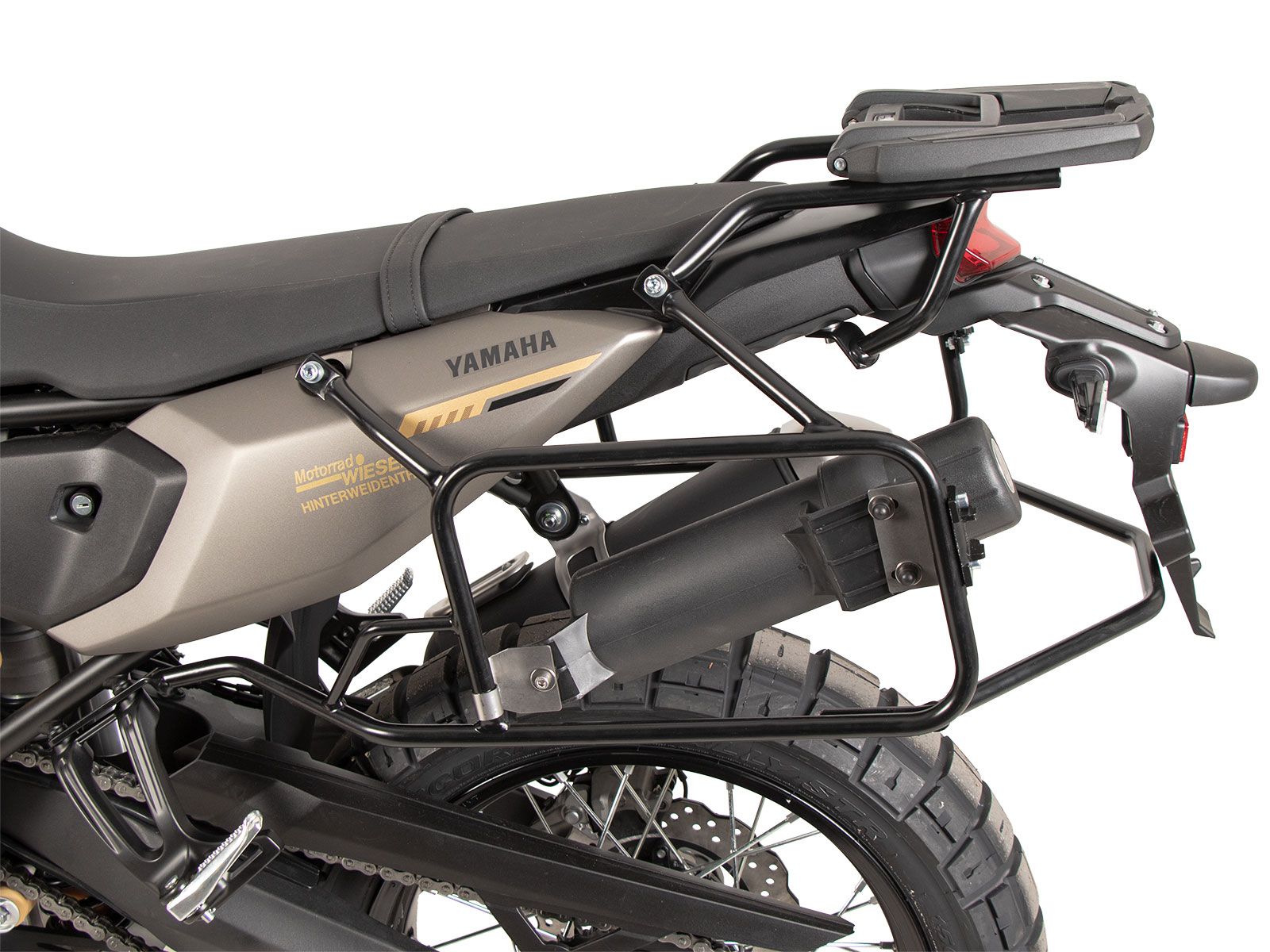 Zijkofferdrager vast zwart voor Yamaha Ténéré 700 (25-) Hepco & Becker