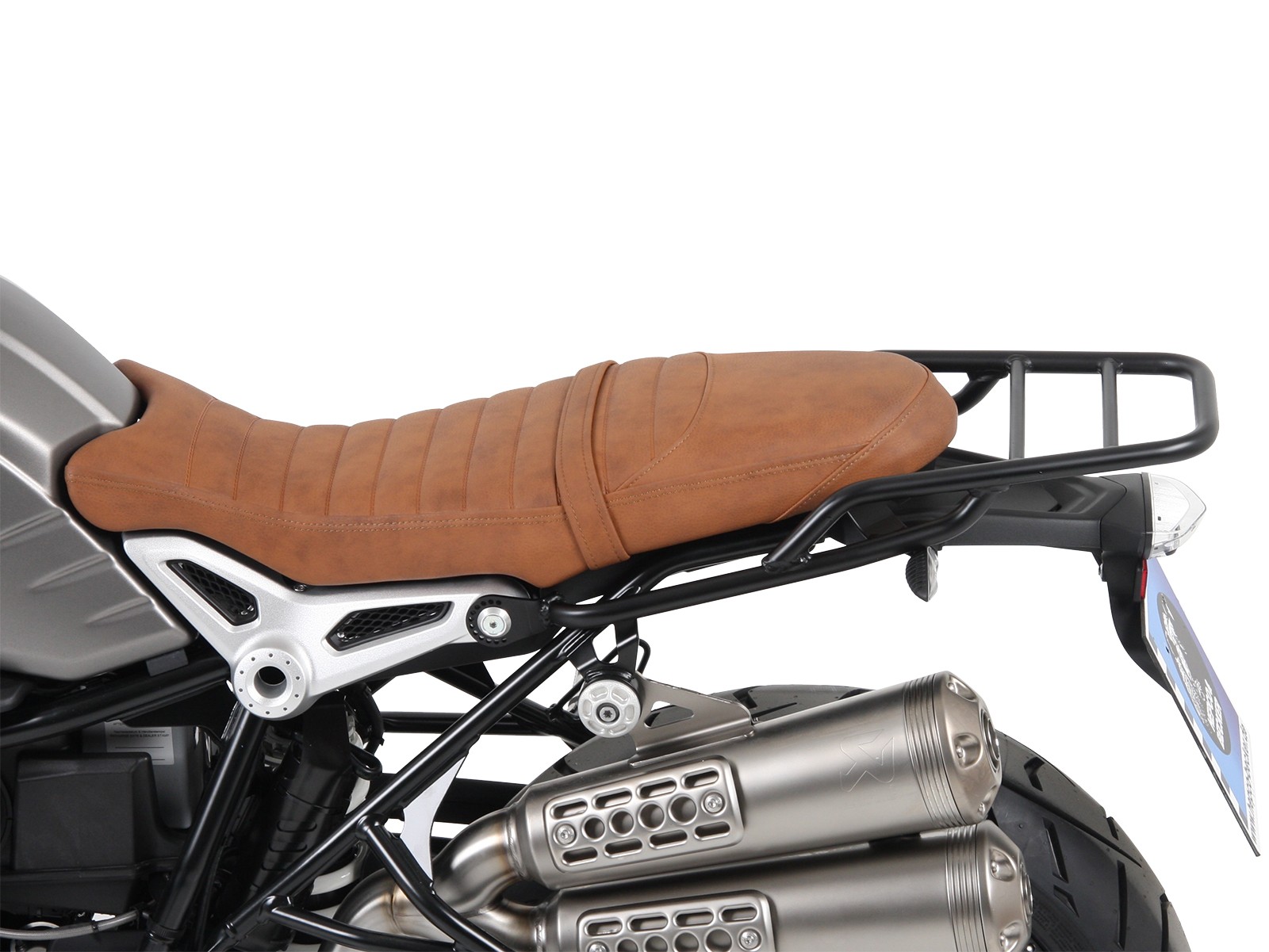 Buisvormig bagagerek zwart voor BMW R nineT (14-16) Hepco & Becker