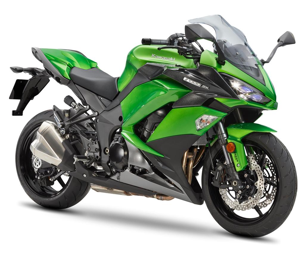 Passagiersstoelhoes Candy Lime Green Type3 (51P) voor Ninja 1000 SX Origineel Kawasaki